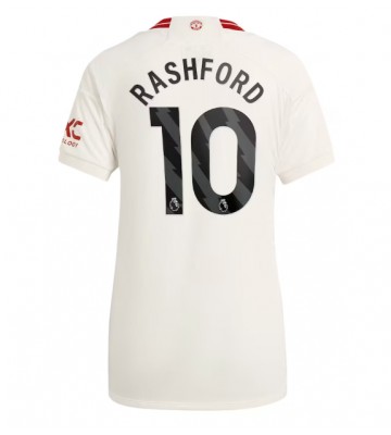 Manchester United Marcus Rashford #10 Tredje trøje Dame 2023-24 Kort ærmer